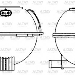 YEDEK SU DEPOSU POLO / CORDOBA / FABİA 02-09 1.4-1.4 TDI-1.6 YEDEK SU DEPOSU POLO / CORDOBA / FABİA 02-09 1.4-1.4 TDI-1.6